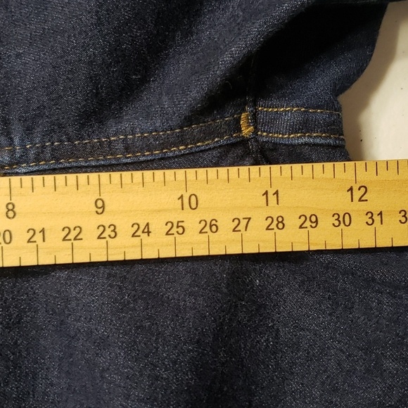 Madewell Women Skinny Jeans 28 High-Rise Tapered Dark Blue Denim Classic Casual - Picture 15 of 16